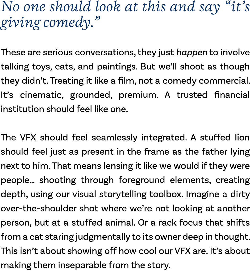 No one should look at this and say “it’s giving comedy.” These are serious conversations, they just happen to involve...